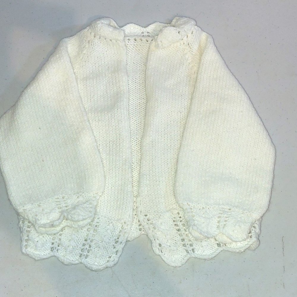 Vtg Handmade Toddler Cardigan size 2